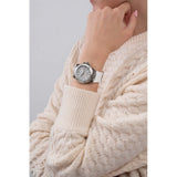 Guess Venus Diamonds White Dial White Rubber Strap Watch for Women - GW0118L3