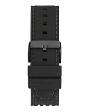 Guess Phoenix Analog Black Dial Black Silicone Strap Watch For Men- GW0499G7
