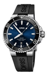 Oris Aquis Date Blue Dial Black Rubber Strap Watch for Men - 0173377304152-0742464EB