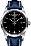 Breitling Transocean Day & Date 42mm Automatic Black Dial Black Leather Strap Mens Watch - A4531012/BB69/731P/ A20BA.1