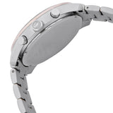 Lacoste Boston Chronograph Blue Dial Silver Steel Strap Watch for Men - 2011081