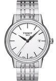 Tissot Carson Steel White Dial Silver Steel Strap Watch For Men - T085.410.11.011.00