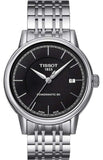 Tissot Classic Carson Powermatic 80 Black Dial Silver Steel Strap Watch For Men - T085.407.11.051.00