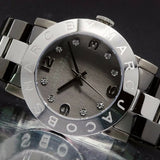 Marc Jacobs Amy Grey Dial Grey Steel Strap Watch for Women - MBM3196