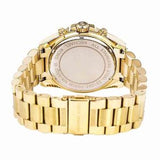 Michael Kors Bradshaw Brown Dial Gold Steel Strap Watch for Women - MK5502