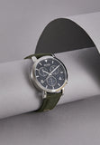 Hugo Boss Vesada Grey Dial Green Nylon Strap Watch for Men - 1513692