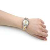 Gucci G Timeless Quartz Silver Dial Two Tone Steel Strap Watch For Women - YA126596