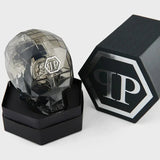 Philipp Plein High-Conic Automatic Silver Dial Black Silicone Strap Watch For Men- PWRAA0123