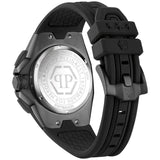 Philipp Plein Octagon Black Dial Black Silicone Strap Watch for Men - PWTBA0623
