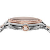 Emporio Armani Three Hand Quartz Mother of Pearl Dial Two Tone Steel Strap Watch For Women - AR11569