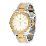Tag Heuer Aquaracer Quartz White Dial Two Tone Steel Strap Watch for Men - WAY1120.BB0930