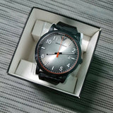 Emporio Armani Luigi Gray Dial Black Silicon Strap Watch for Men - AR11176