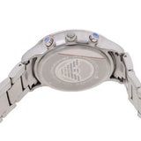 Emporio Armani Renato Chronograph White Dial Silver Steel Strap Watch for Women  - AR2459