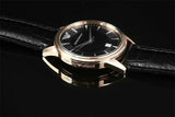 Emporio Armani Classic Black Dial Black Leather Strap Watch for Women - AR2445
