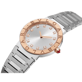 Bvlgari Bvlgari Bvlgari Lady Diamonds Silver Dial Silver Steel Strap Watch for Women - BVLGARI103577