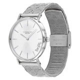 Coach Perry Silver Dial Silver Mesh Bracelet Watch for Women - 14503341