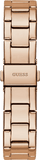 Guess Cosmic Chronograph Rose Gold Dial Rose Gold Steel Strap Watch for Women - GW0465L2