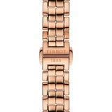 Tissot T Lady Flamingo Mother of Pearl Dial Rose Gold Steel Strap Watch For Women - T094.210.33.111.01