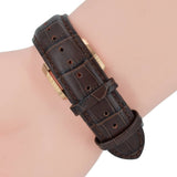 Hugo Boss Driver Sport Chronograph Brown Dial Brown Leather Strap Watch for Men - 1513093