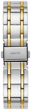 Guess Montauk Silver Dial Two Tone Steel Strap Watch for Women - W0933L5