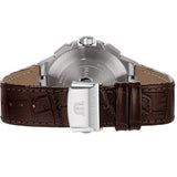 Maurice Lacroix Aikon Chronograph White Dial Brown Leather Strap Watch For Men - AI1018-PVY11-132-1