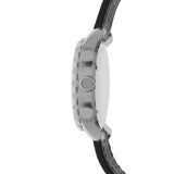 Fossil Pilot 54 Chronograph Black Dial Black Leather Strap Watch for Men - FS5181