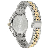 Versace Hellenyium Quartz Blue Dial Two Tone Steel Strap Watch For Men - VEVH00520