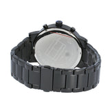 Tommy Hilfiger Evan Chronograph Quartz Black Dial Black Steel Strap Watch For Men - 1710410