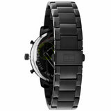 Tommy Hilfiger Evan Chronograph Quartz Black Dial Black Steel Strap Watch For Men - 1710410