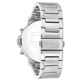 Tommy Hilfiger Tyson Chronograph Grey Dial Silver Steel Strap Watch For Men - 1710604