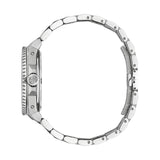 Gucci Dive Automatic 18K Gold Silver Dial Silver Steel Strap Watch for Men - YA136357