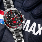 Tag Heuer Formula 1 Max Verstappen Limited Edition Grey Dial Two Tone Steel Strap Watch for Men - CAZ101U.BA0843