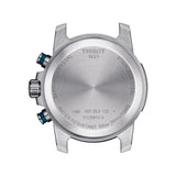 Tissot Supersport Chrono Blue Dial Silver Steel Strap Watch For Men - T125.617.11.041.00