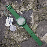Lacoste 12.12 Green Dial Green Silicone Strap Watch for Men - 2010985