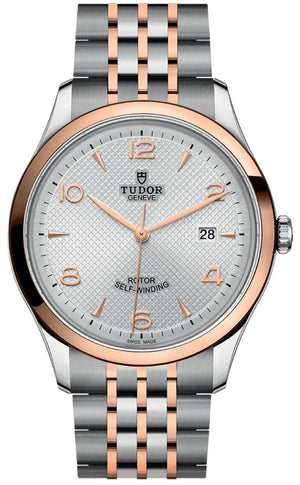 Tudor 1926 Automatic Silver Dial Two Tone Steel Strap Watch for Men - M91651-0001