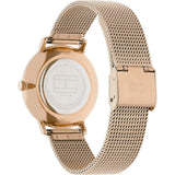 Tommy Hilfiger Jenna Quartz Rose Gold Dial Rose Gold Mesh Bracelet Watch For Women - 1781944