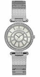 Guess Muse Quartz White Dial Silver Steel Strap Watch For Women - W1008l1