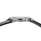 Emporio Armani Ruggero Black Dial Black Leather Strap Watch for Men - AR11193