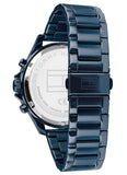 Tommy Hilfiger Bank Quartz Blue Dial Blue Steel Strap Watch for Men - 1791720