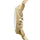 Michael Kors Camille Diamonds Gold Dial Gold Steel Strap Watch for Women - MK5720