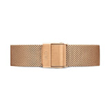 Daniel Wellington Petite Melrose Brown Dial Rose Gold Mesh Strap Watch For Women - DW00100477