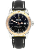 Breitling Superocean Heritage 42mm Black Dial Black Leather Men's Watch - U1732112-B