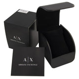Armani Exchange Nico Analog Black Dial Black Steel Strap Watch For Men - AX7102