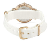 Daniel Wellington Petite Dover Quartz White Dial White NATO Strap Watch For Women - DW001000313