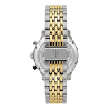 Maserati Legend Chronograph Brown Dial Two Tone Steel Strap Watch For Men - R8873638003