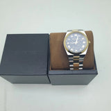 Michael Kors Channing Blue Dial Two Tone Steel Strap Watch For Women - MK5893