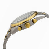 Emporio Armani Classic White Dial Two Tone Steel Strap Watch for Men  - AR11603
