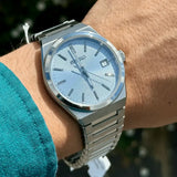 Seiko Conceptual Blue Dial Silver Steel Strap Watch for Men - SUR599P1