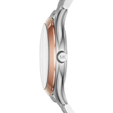 Michael Kors Mini Slim Runway Silver Dial Silver Steel Strap Watch for Women - MK3514