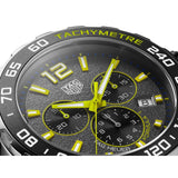 Tag Heuer Formula 1 Chronograph Black Dial Silver Steel Strap Watch for Men- CAZ101AC.BA0842